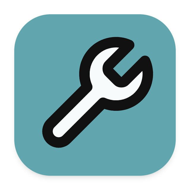 Wrench icon for Clothing logo